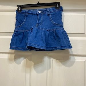jean skirt